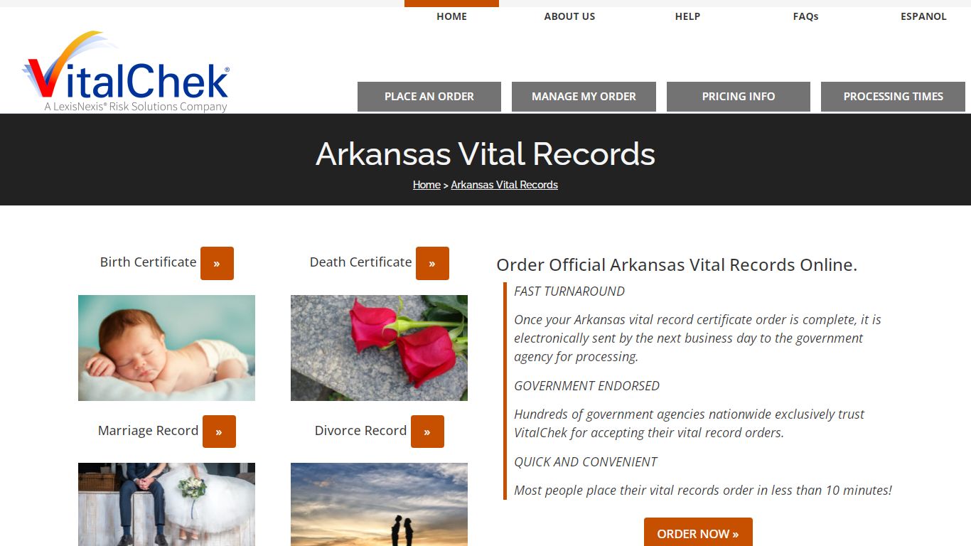 Arkansas (AR) Vital Records | State Certificates - VitalChek